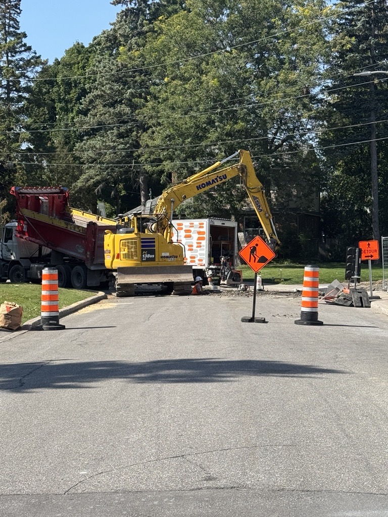 Construction d&rsquo;une aire de biorétention, réfection de sentier et de l&rsquo;éclairage au parc Elgin